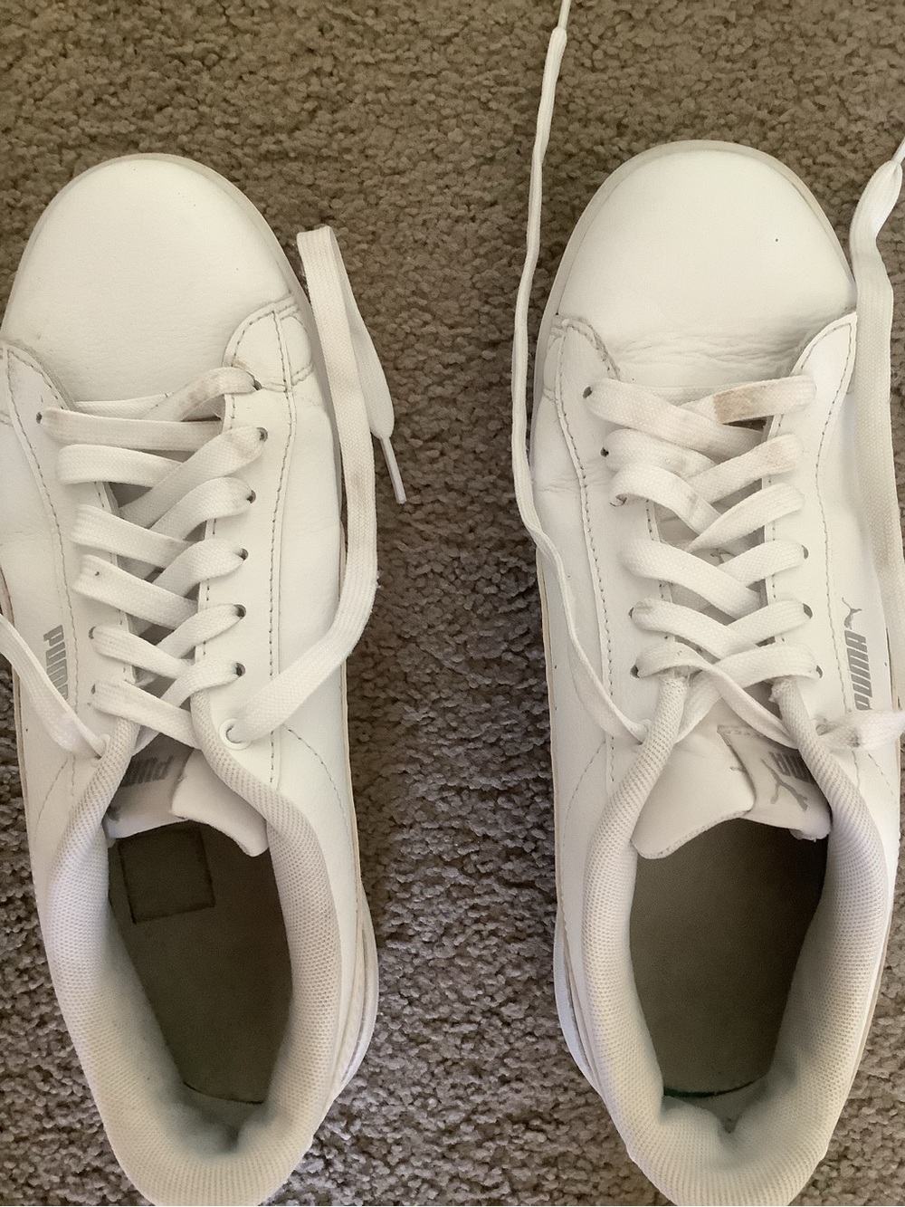 Puma White Sneakers size 9
